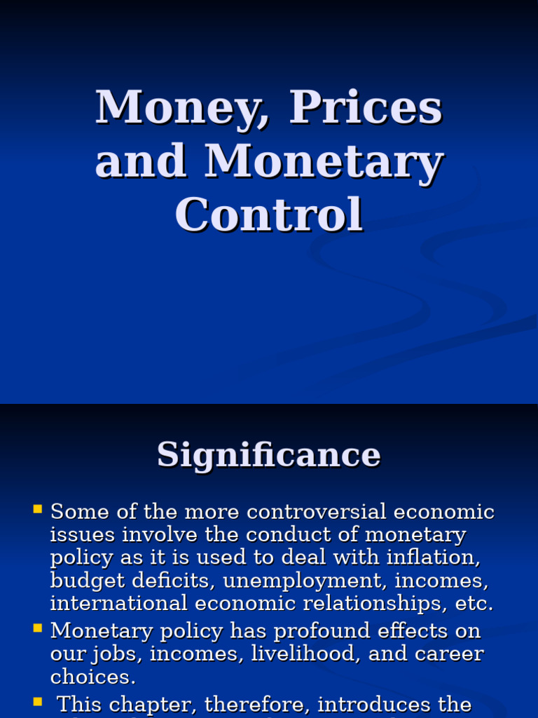 Understanding Money and Monetary Policy | PDF | Money | Money Supply
