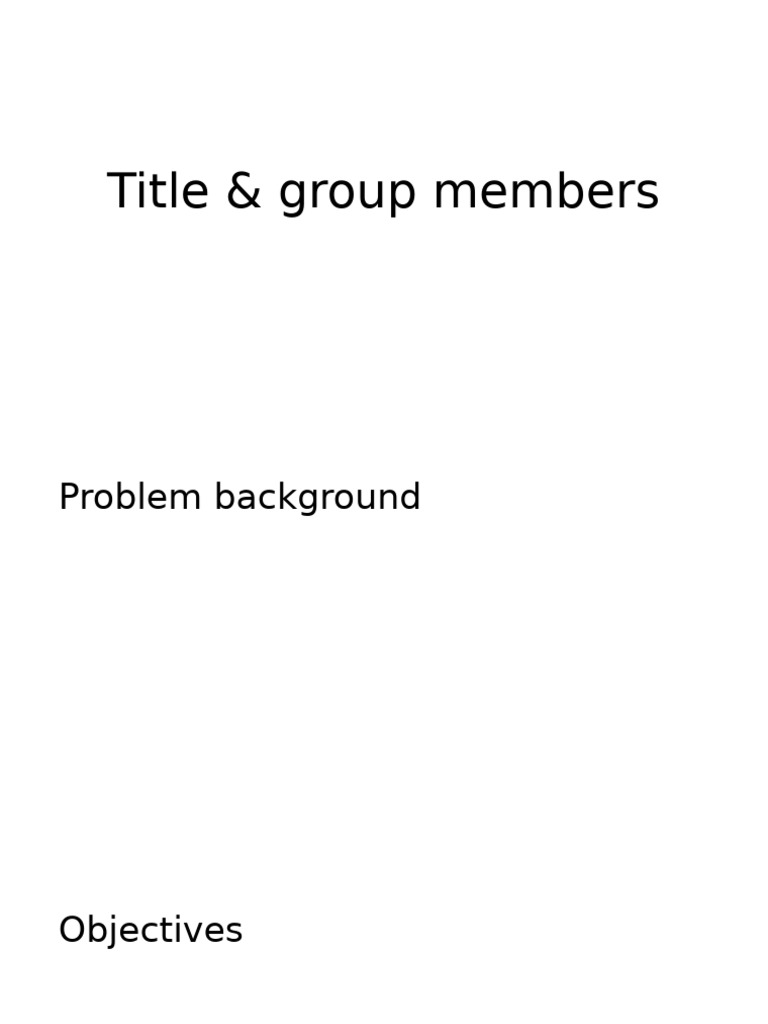 Project Documentation and Diagrams | PDF