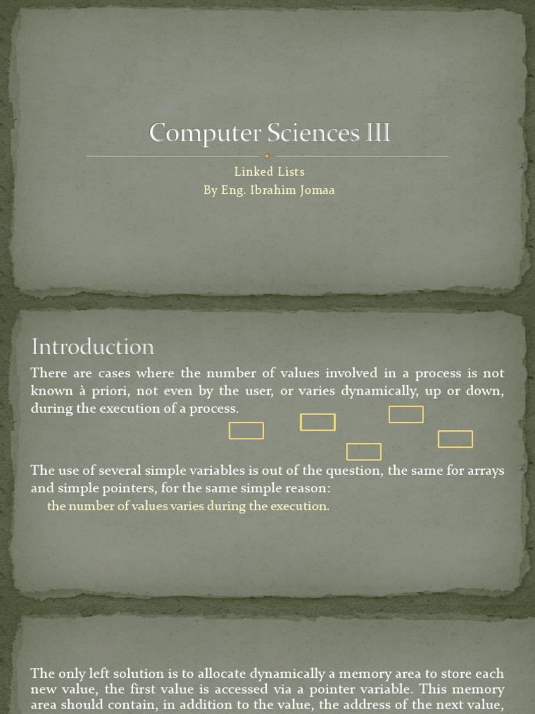 2 Linked Lists En | PDF | Pointer (Computer Programming) | Computer ...