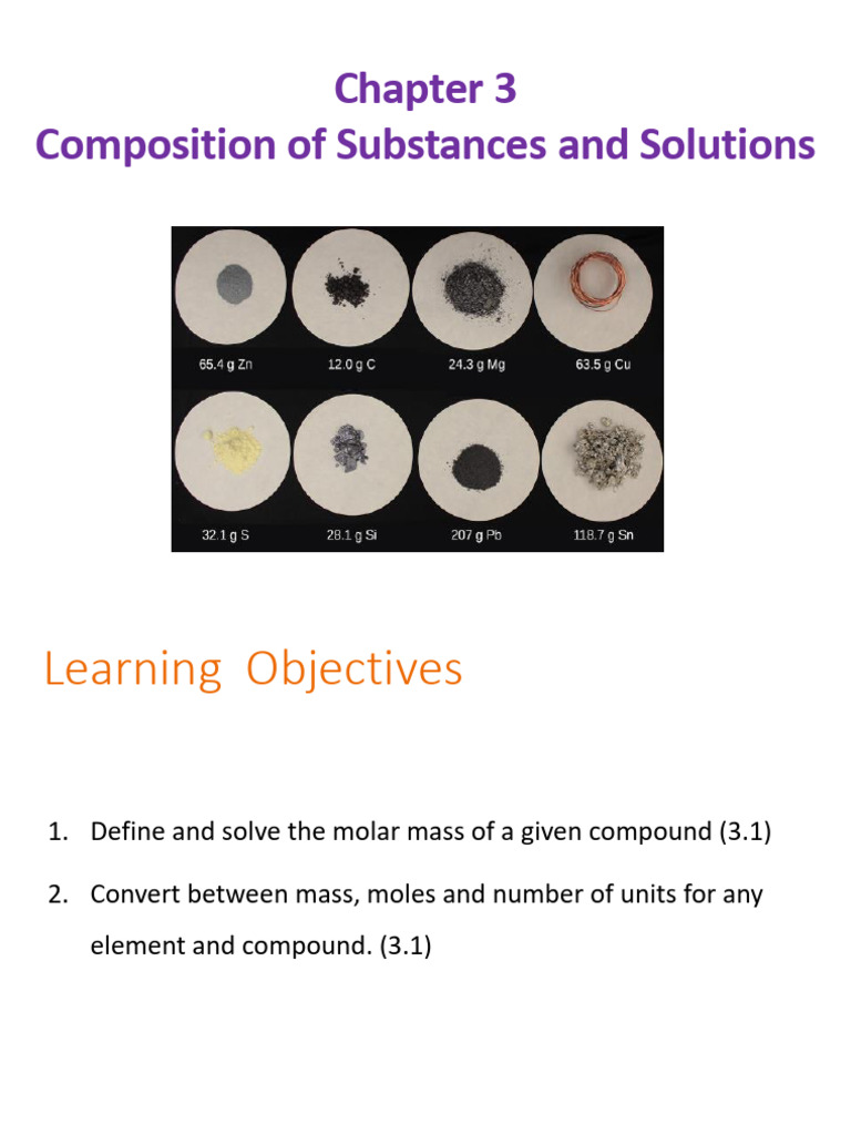 Molar Mass and Mole Calculations Guide | PDF | Mole (Unit) | Molecules