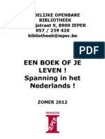 EEN BOEK OF JE LEVEN ! Spanning in Het Nederlands