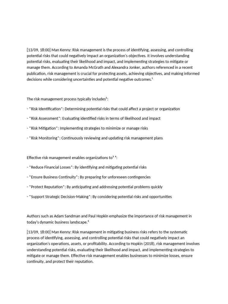 13_09, 18_00] M-WPS Office esd business risk | PDF | Risk Management | Risk