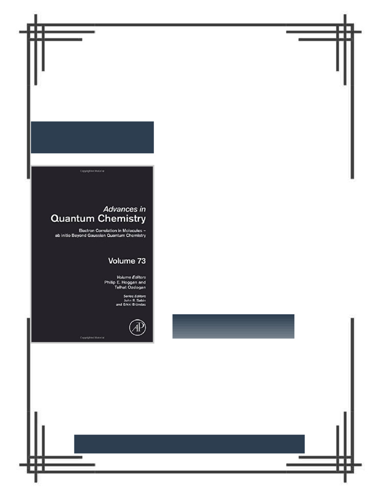 Electron correlation in molecules -- ab initio beyond Gaussian quantum ...