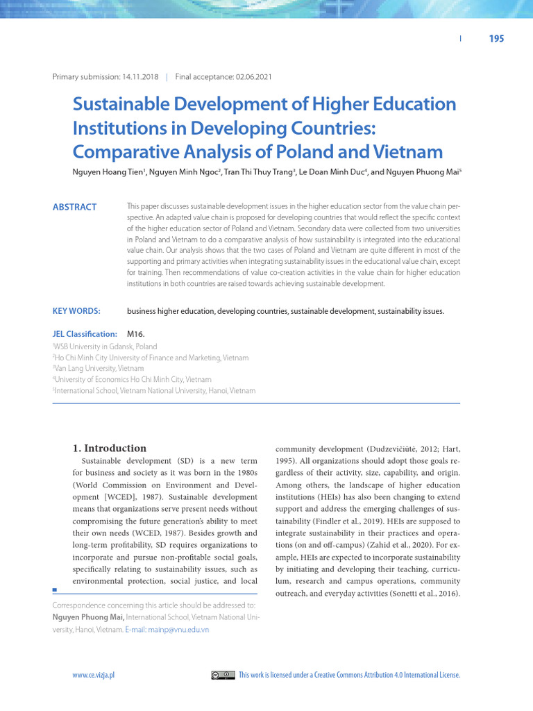 2021- Mai NP- Sustainable Development of Higher Education | PDF ...