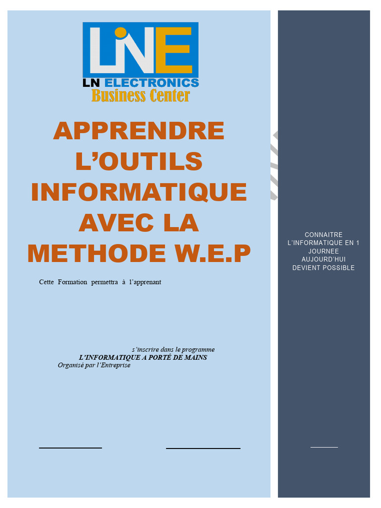 Formation Informatique : Word, Excel, PowerPoint | PDF | Microsoft Word ...