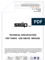 FRP Tank Selip Technical Specification