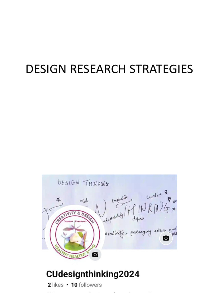 Design Research Strategies | PDF