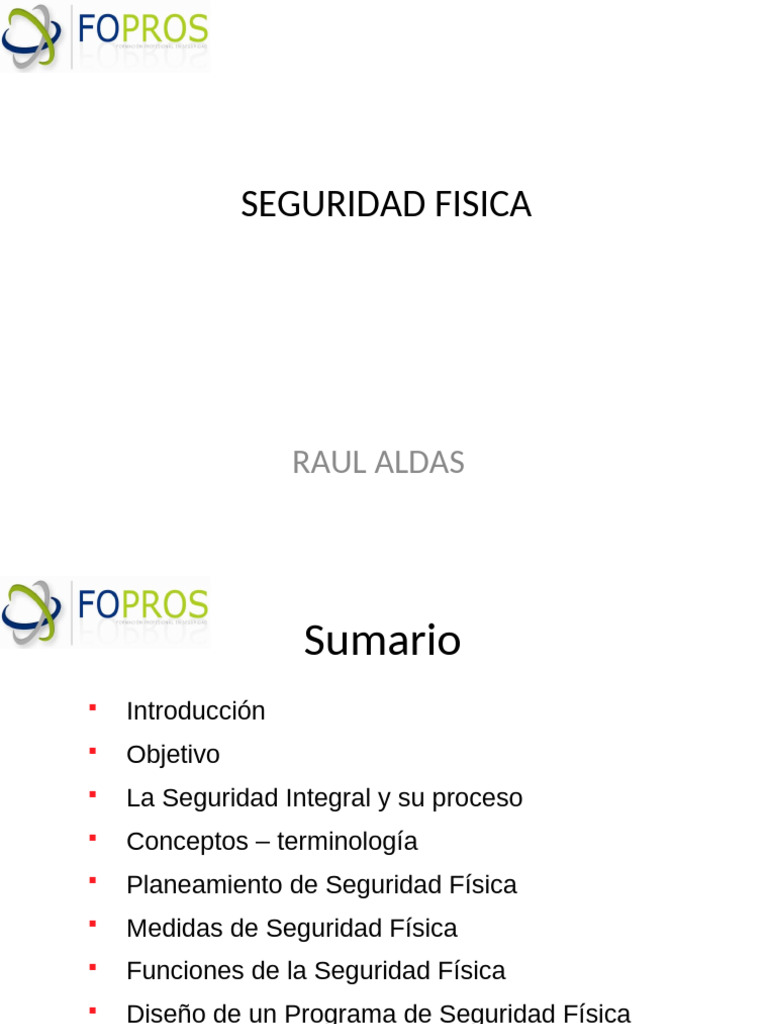 Medidas de Seguridad Física Efectivas | PDF | Riesgo | Valores