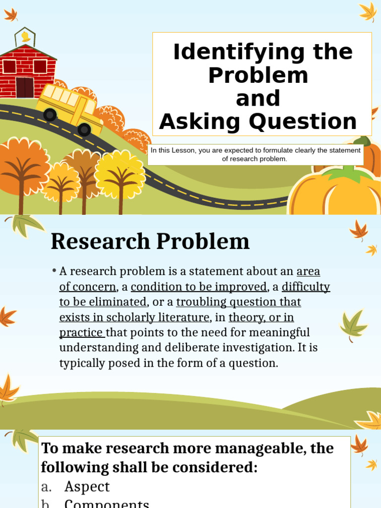 Formulating Research Problems and Hypotheses | PDF | Hypothesis | Question