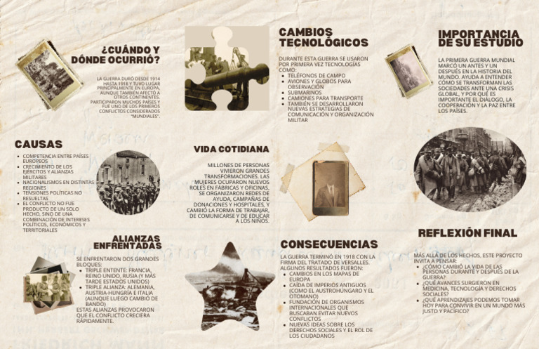 Causas y Consecuencias de la WWI | PDF | Primera Guerra Mundial ...