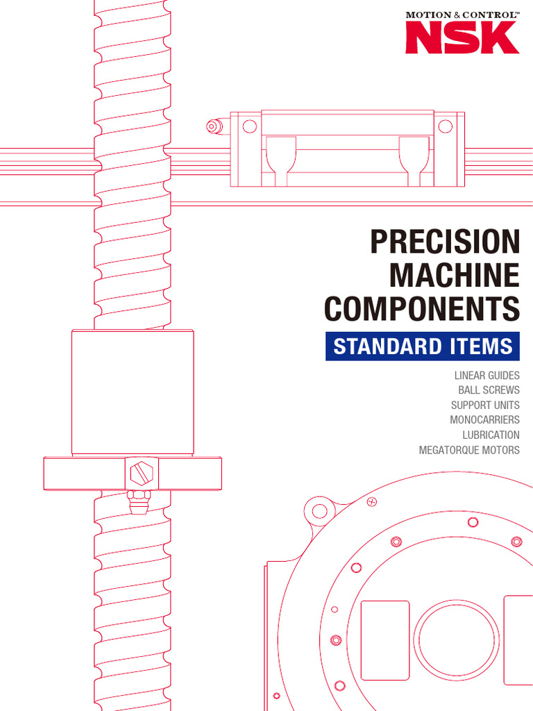 Guias e Fusos NSK Compressed2 | PDF | Mechanical Engineering