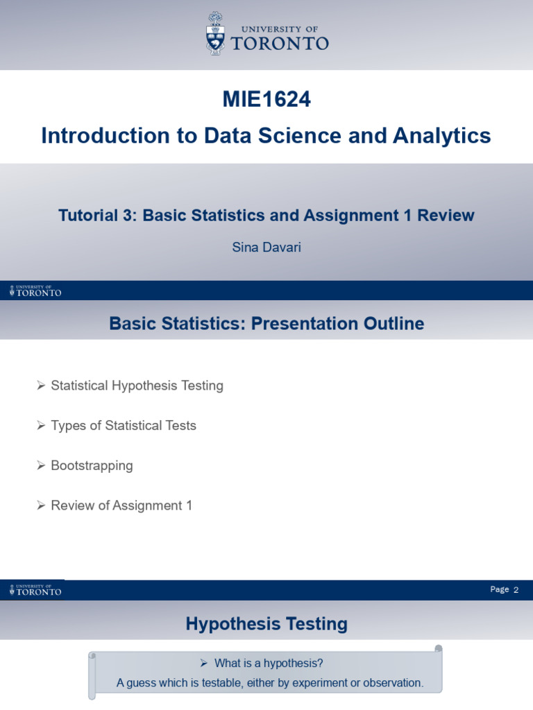 Basic Statistics: Hypothesis Testing Guide | PDF | Hypothesis | P Value