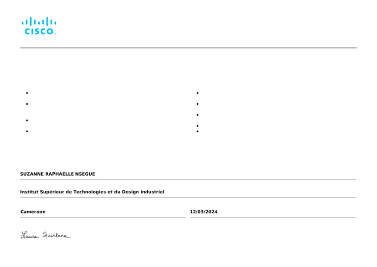 Attestation CCNAv7 : Réseaux et Sécurité | PDF