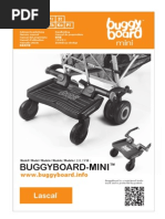 Lascal BuggyBoard-Mini Owner Manual 2012 (Spanish)