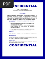 Confidential Document Cover Sheet | PDF