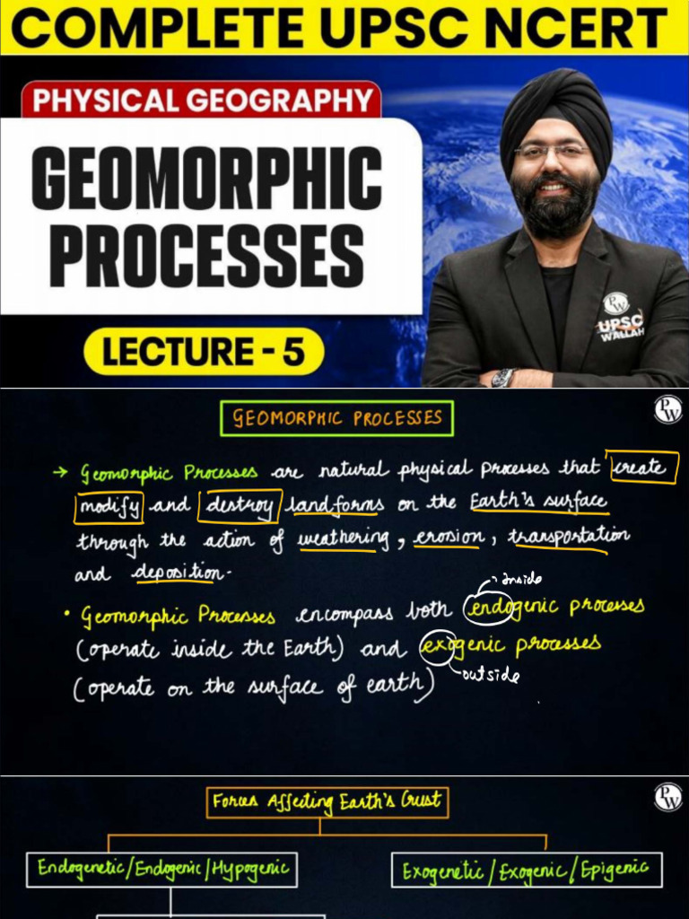 Geomorphic Process | PDF