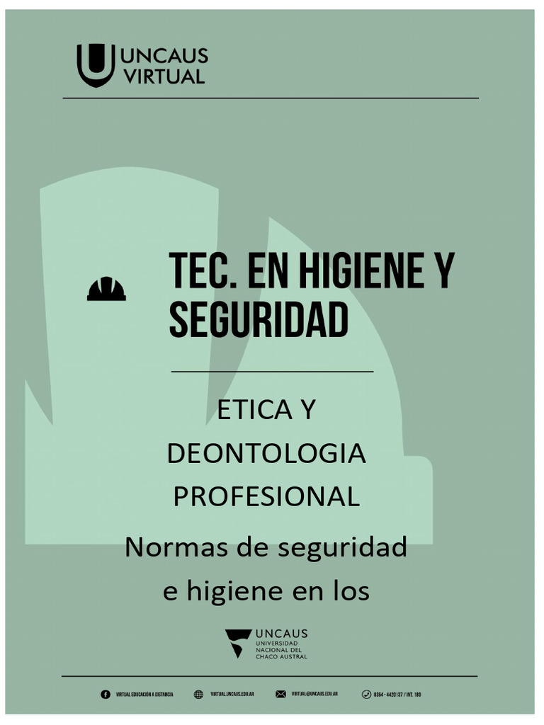 Normas de Seguridad e Higiene Laboral | PDF | Seguridad y salud ...