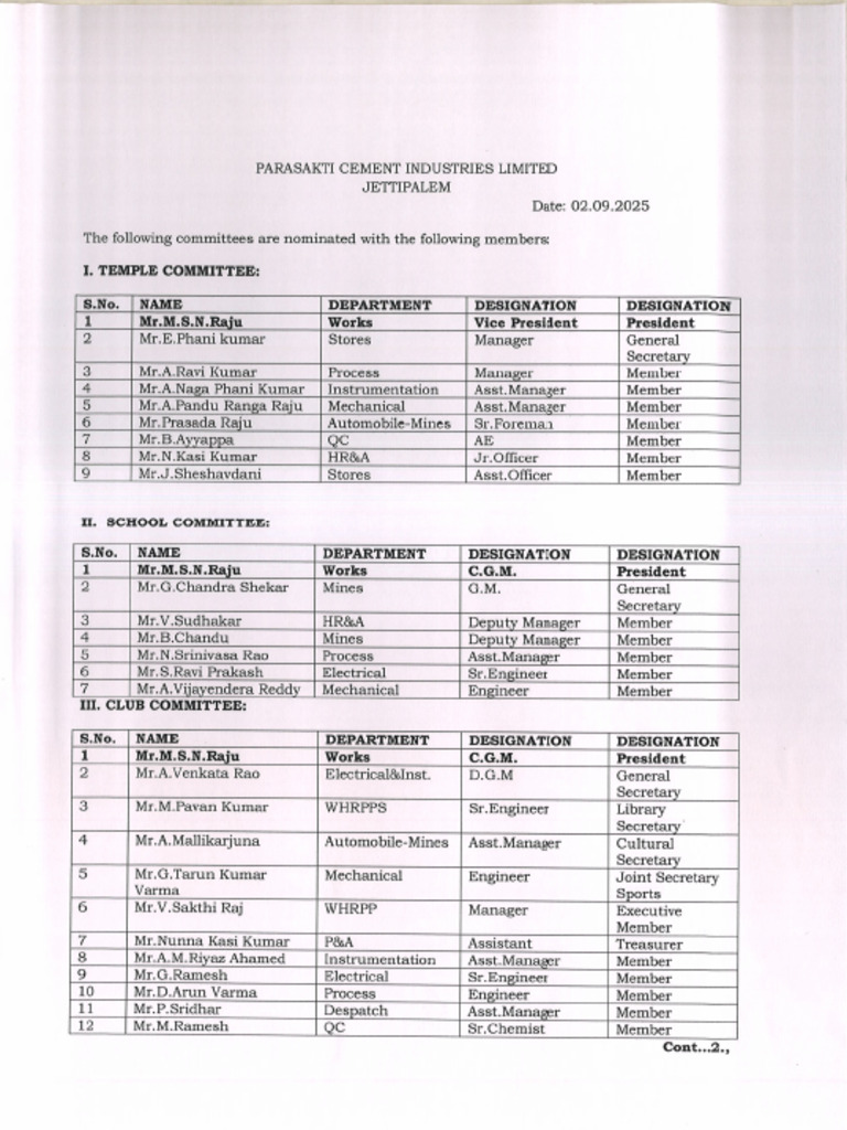 Committees | PDF