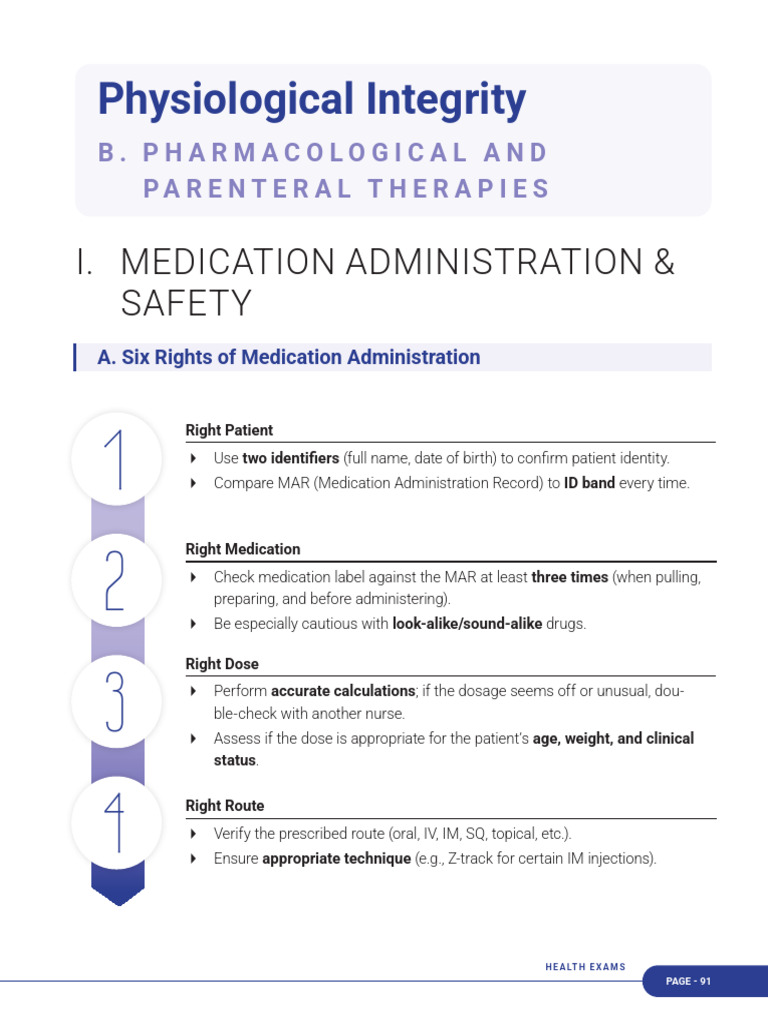 Medication Administration Safety Guide | PDF | Dose (Biochemistry ...