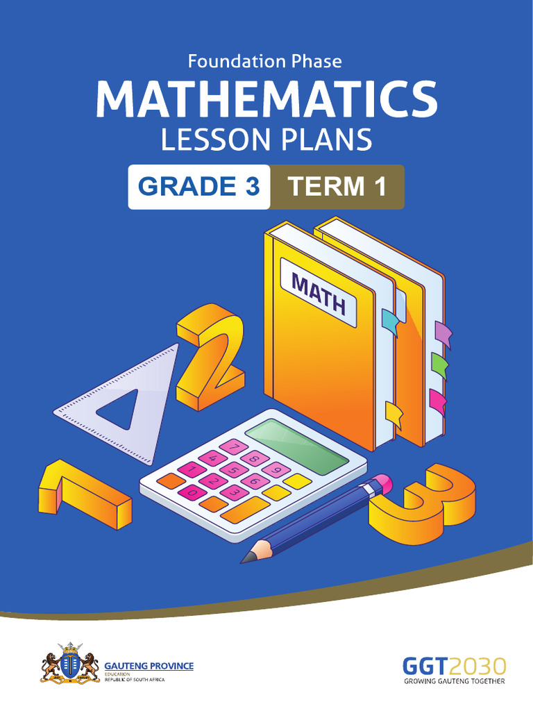Grade 3 Term 1 Math Lesson Plans | PDF | Lesson Plan | Curriculum