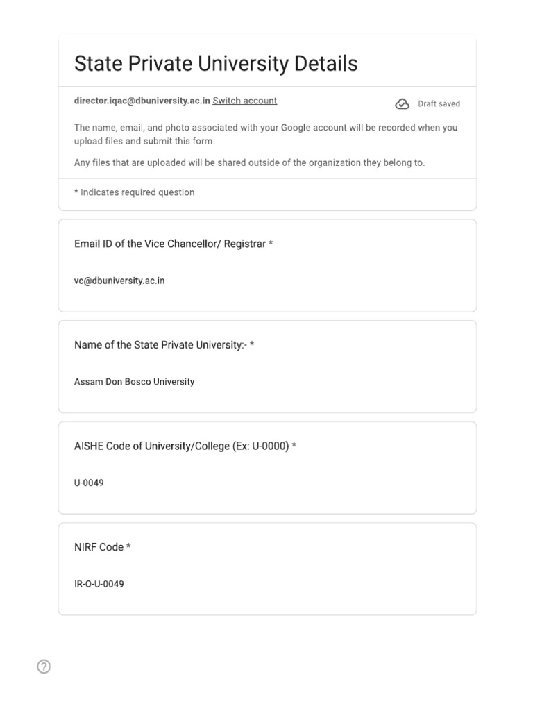 UGC Format | PDF