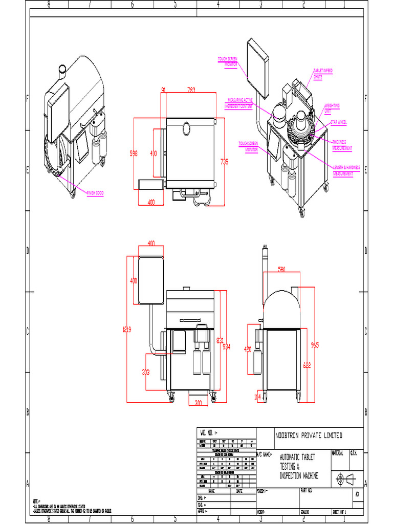 Ga-Automatic Tablet Testing & Inspection Machine | PDF