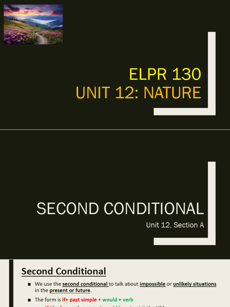 ELPR 130_Unit 12 Grammar | PDF | English Language | Clause