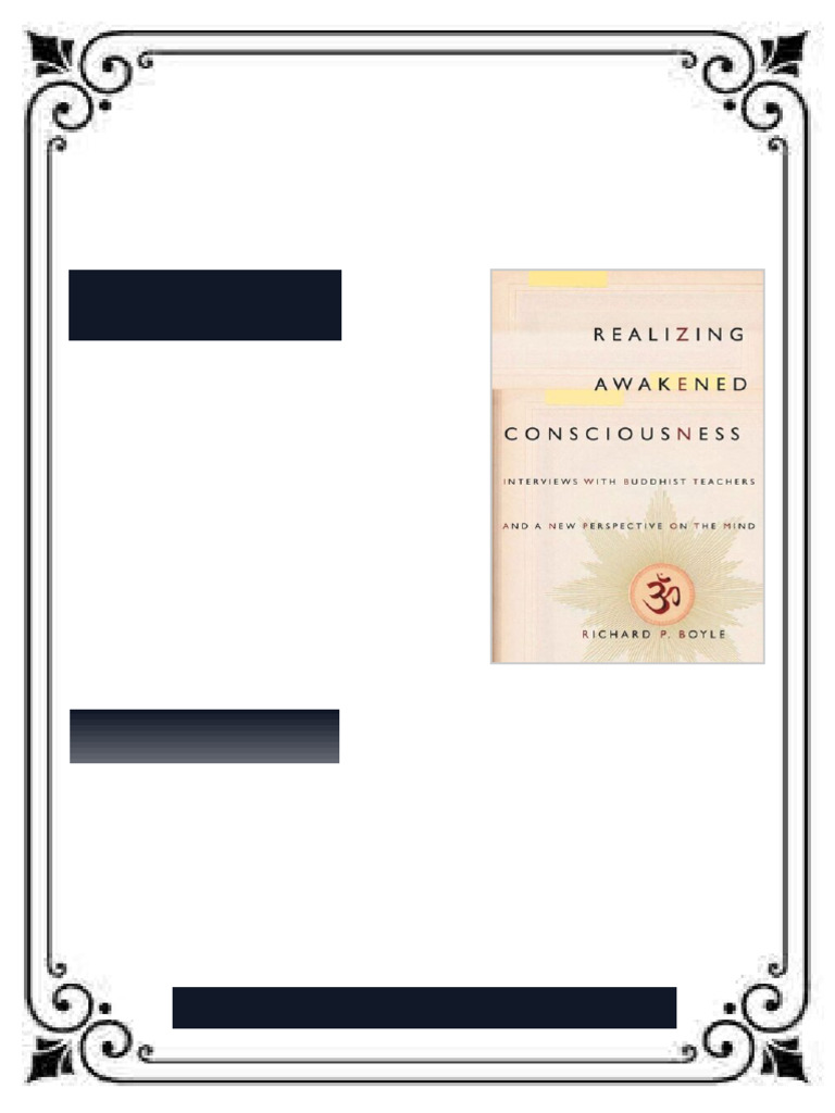 Realizing Awakened Consciousness Interviews with Buddhist Teachers and ...