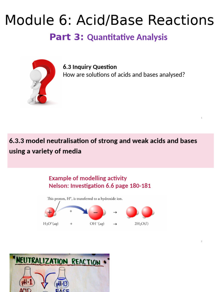 Acid-Base Titration Analysis Guide | PDF | Acid | Acid Dissociation ...