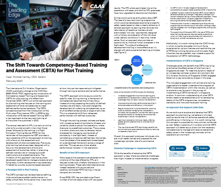 Competency-Based Pilot Training Shift | PDF