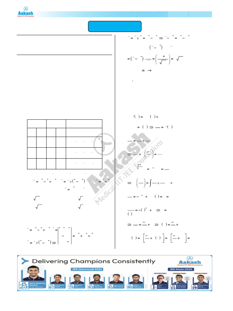 JEE Main 2025 Mathematics Phase-1 Solutions | PDF | Euclidean Geometry ...