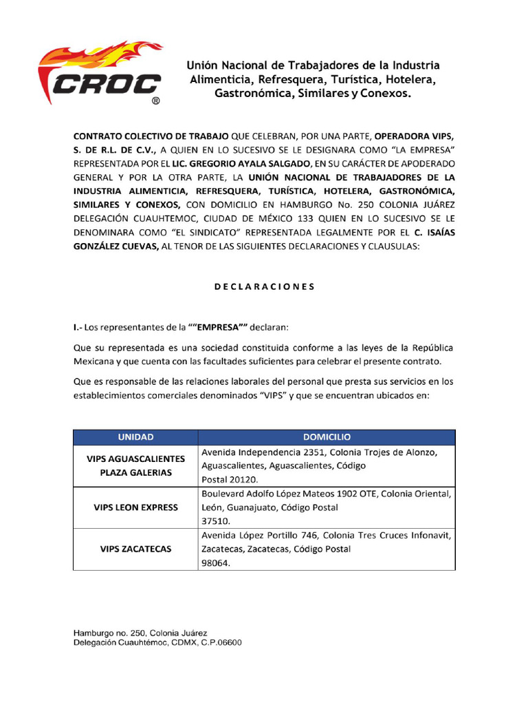 Contrato Vips | PDF