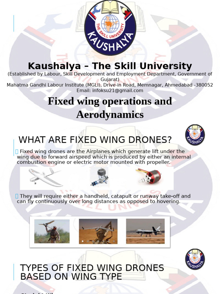 Fixed Wing Drones: Types & Applications | PDF | Unmanned Aerial Vehicle ...