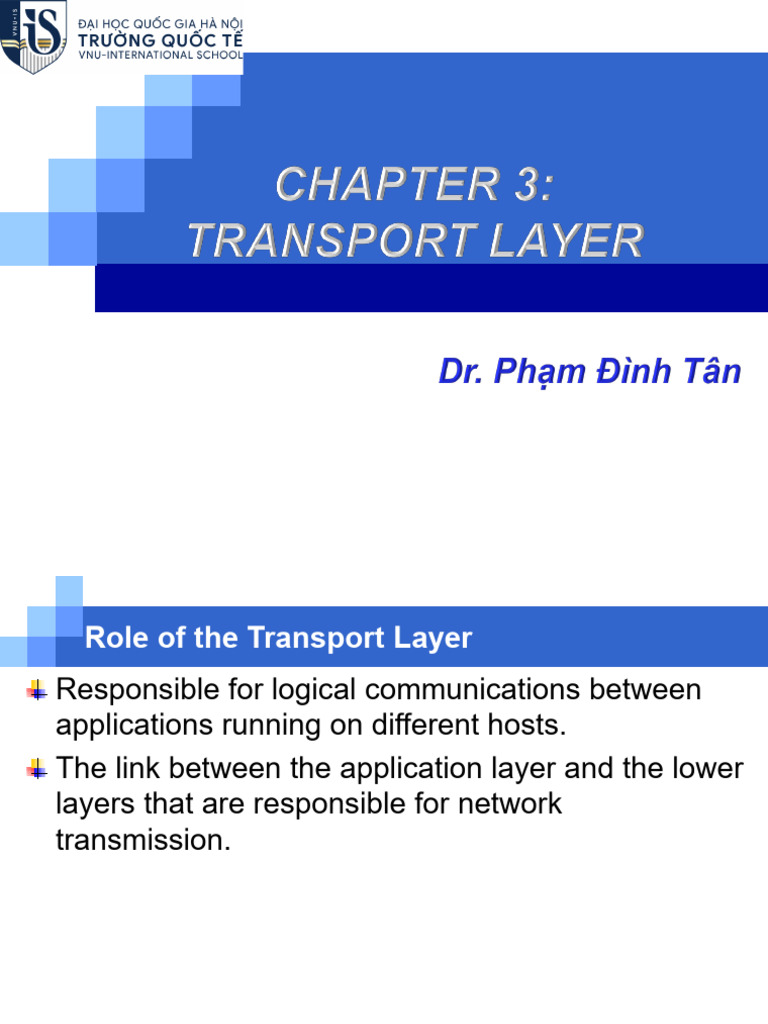 Understanding Transport Layer Protocols | PDF | Transmission Control ...