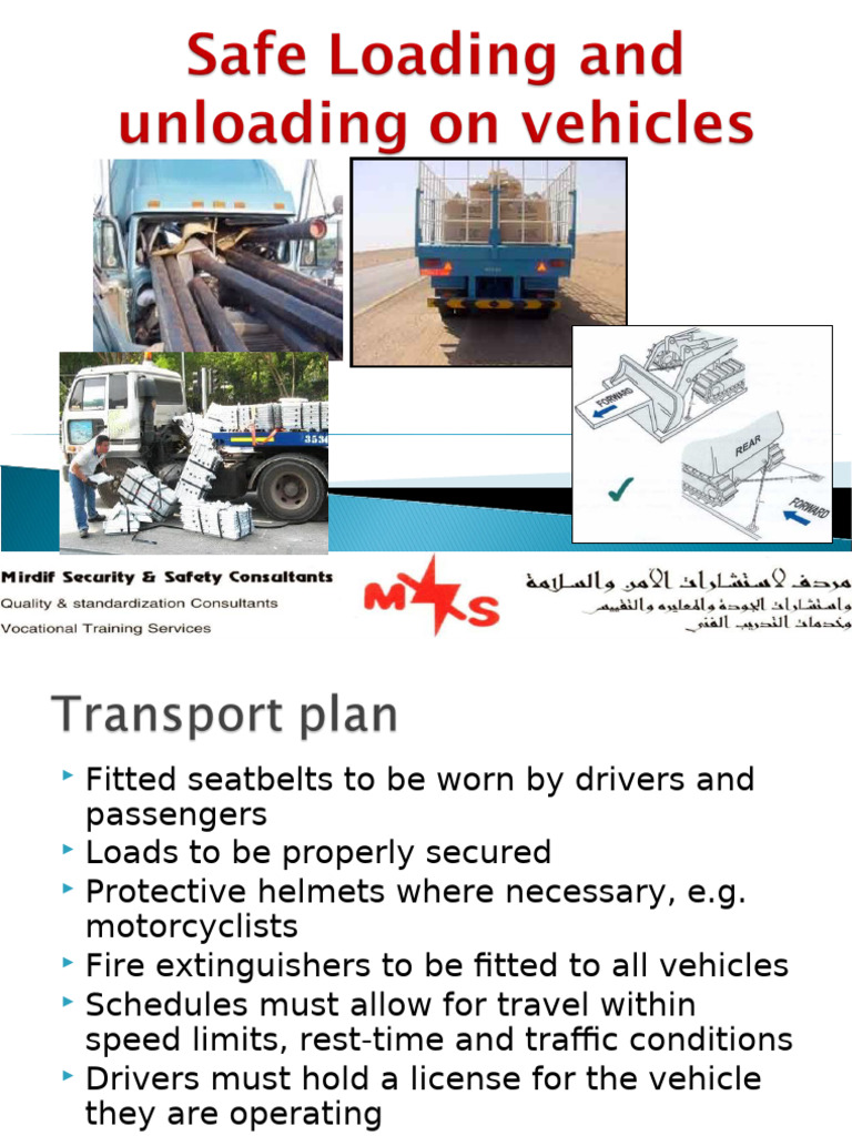 Safe Loading & Unloading on trailer mirdif | PDF | Semi Trailer Truck ...