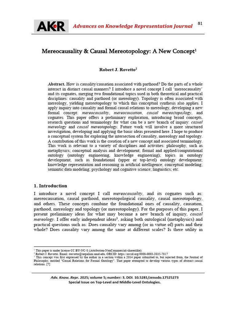 5_Rovetto | PDF | Causality | Metaphysics