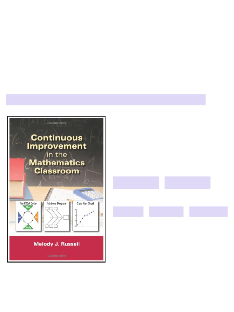 (Ebook) Continuous Improvement in the Mathematics Classroom by Jenkins ...