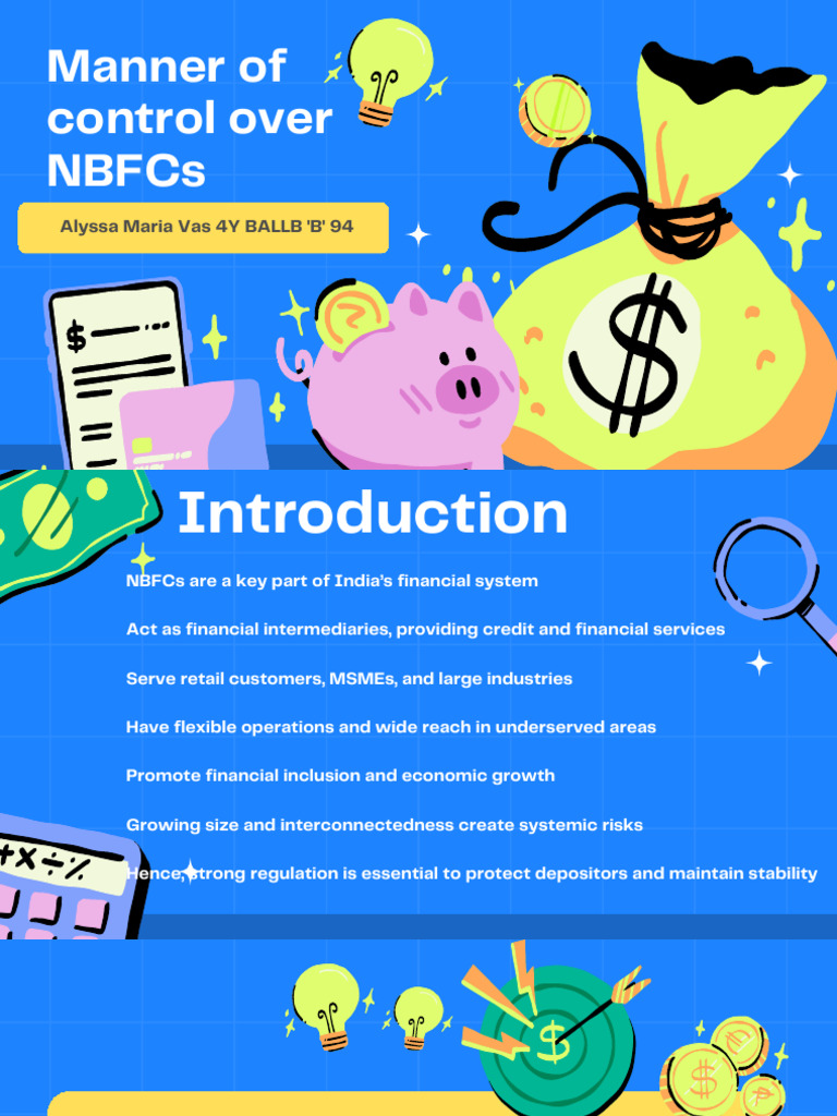 Regulation of NBFCs in India Explained | PDF | Reserve Bank Of India ...