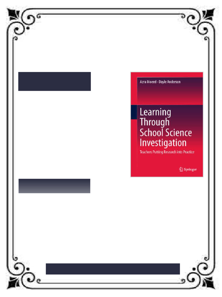 Learning Through School Science Investigation Teachers Putting Research ...