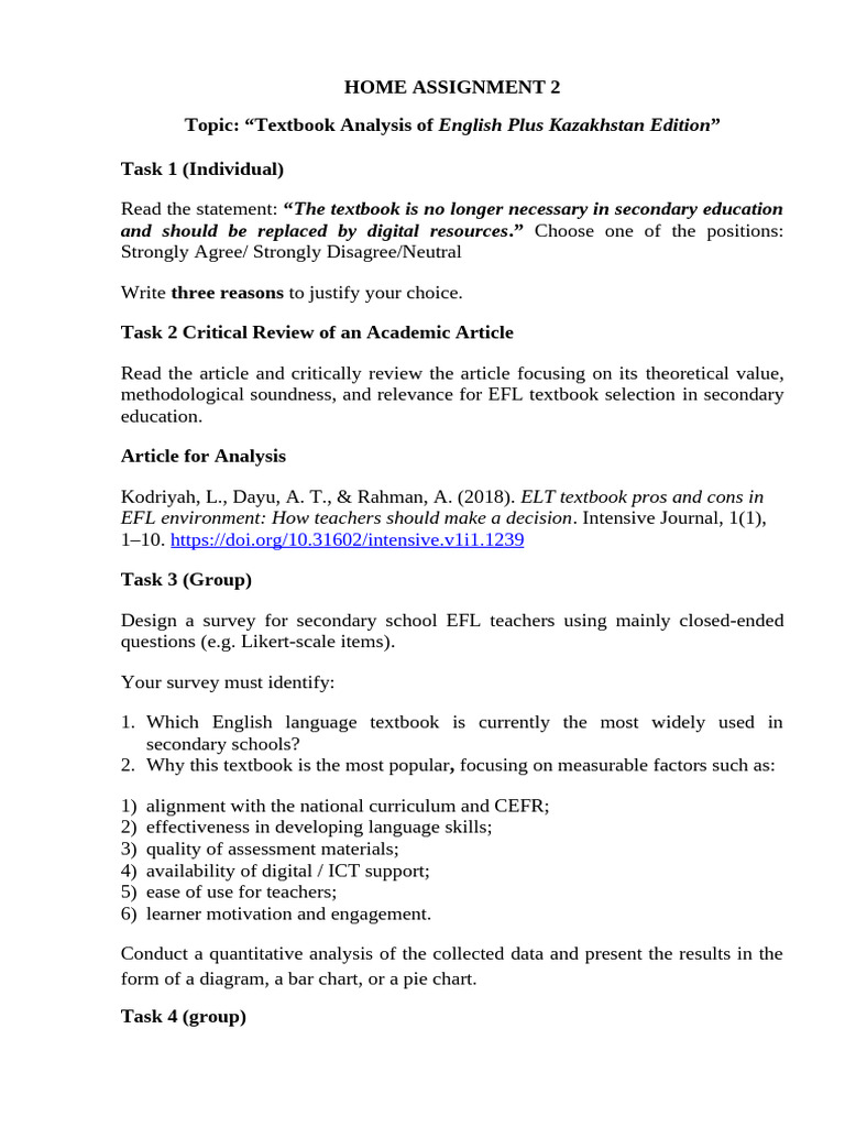 Home Assignment 2 (1) | PDF