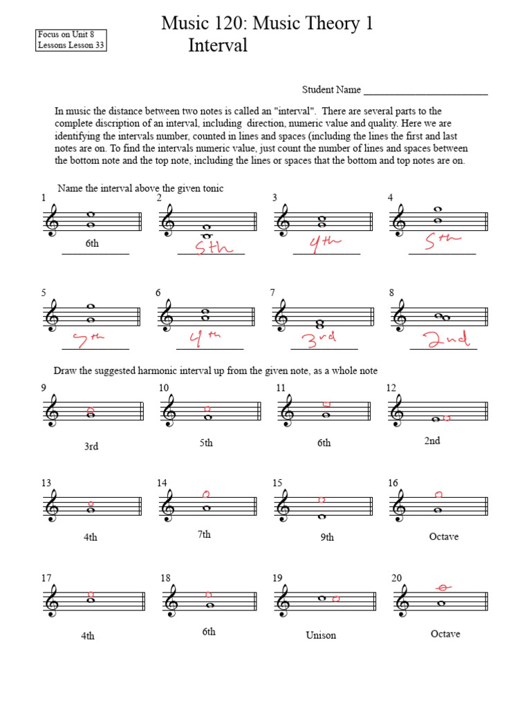 Understanding Music Intervals and Triads | PDF | Interval (Music ...