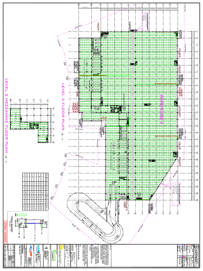 F-06 - Sprinkler System Layout (Level 3 - Mezzanine) | PDF