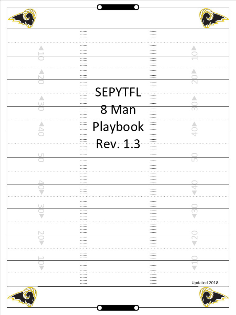 8-Man Football Playbook Overview | PDF | American Football | Gridiron ...