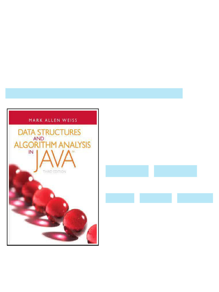 Data Structures and Algorithm Analysis in Java 数据结构与算法分析 Java语言描述 ...