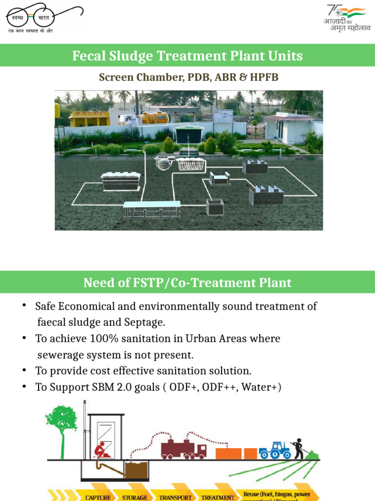 Fecal Sludge Treatment Plant Overview | PDF | Sewage Treatment ...
