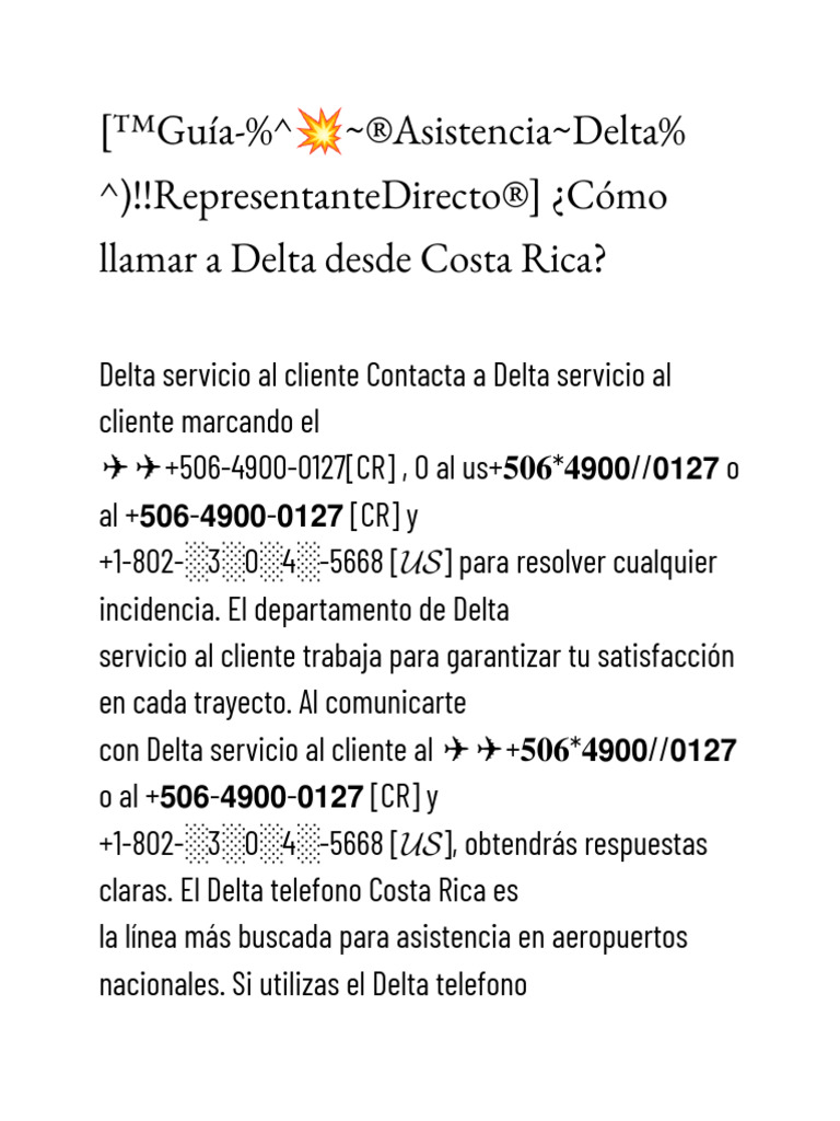 Delta Costa Rica | PDF | Factura | aerolíneas
