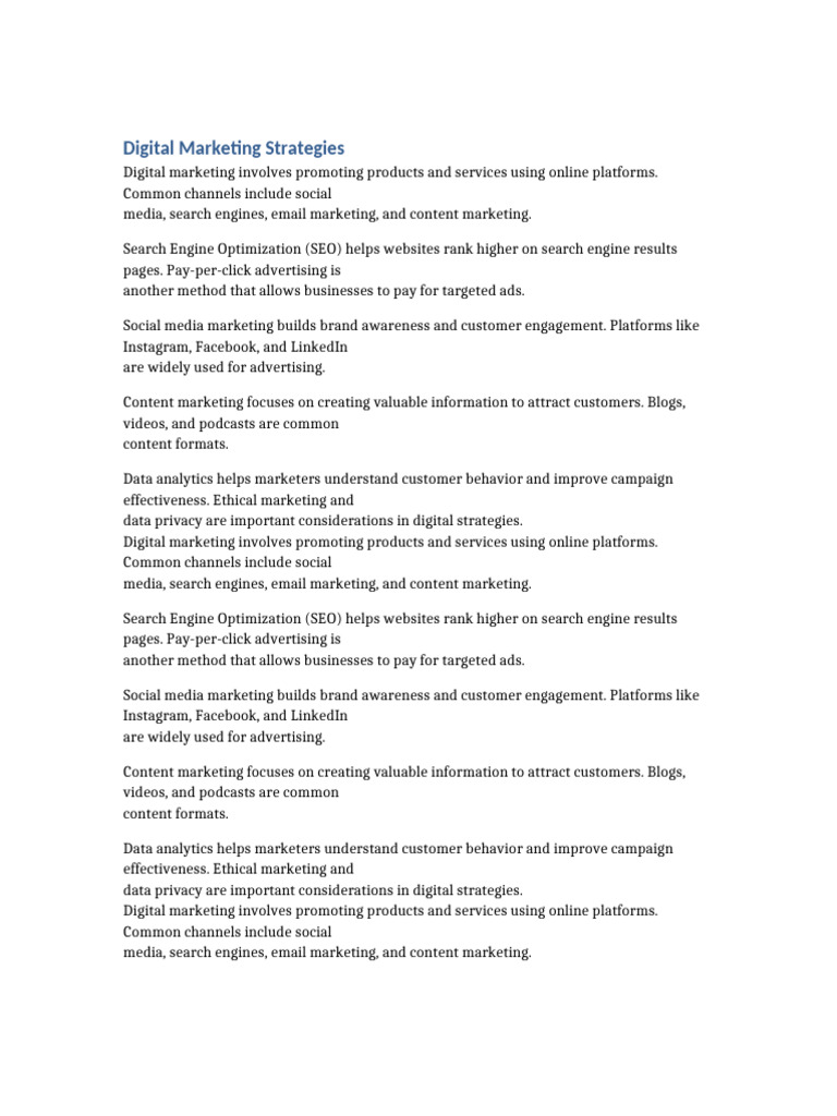 Scribd Long Document 8 | PDF | Digital Marketing | Social Media Marketing