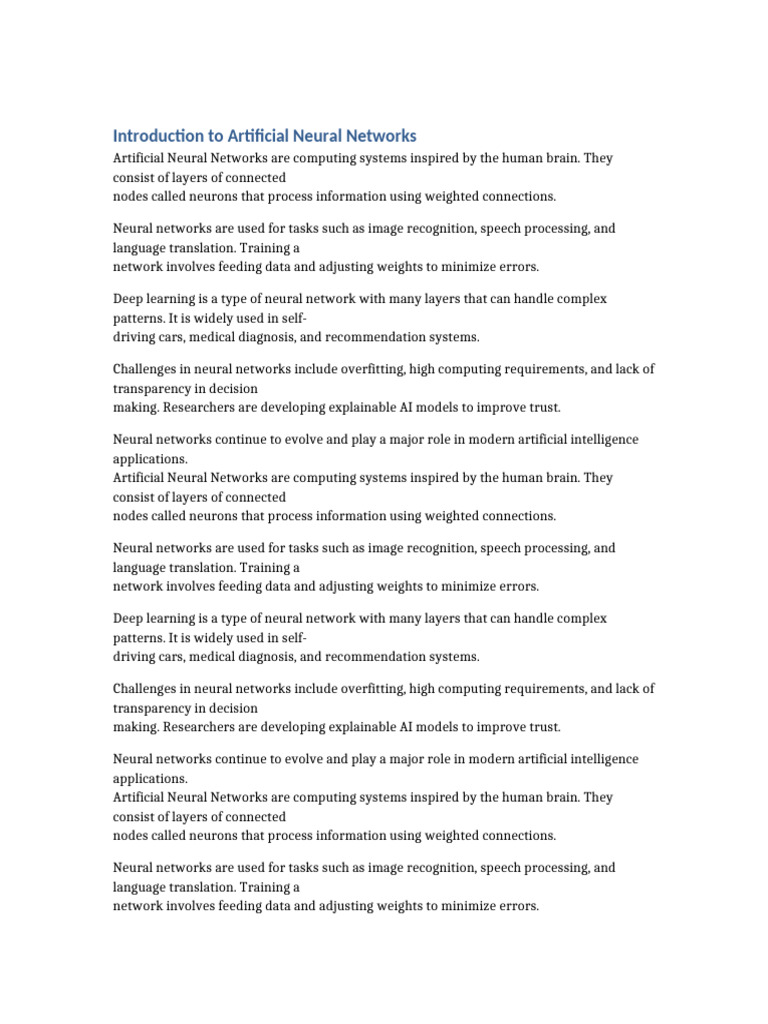 Scribd Long Document 21 | PDF | Deep Learning | Artificial Intelligence