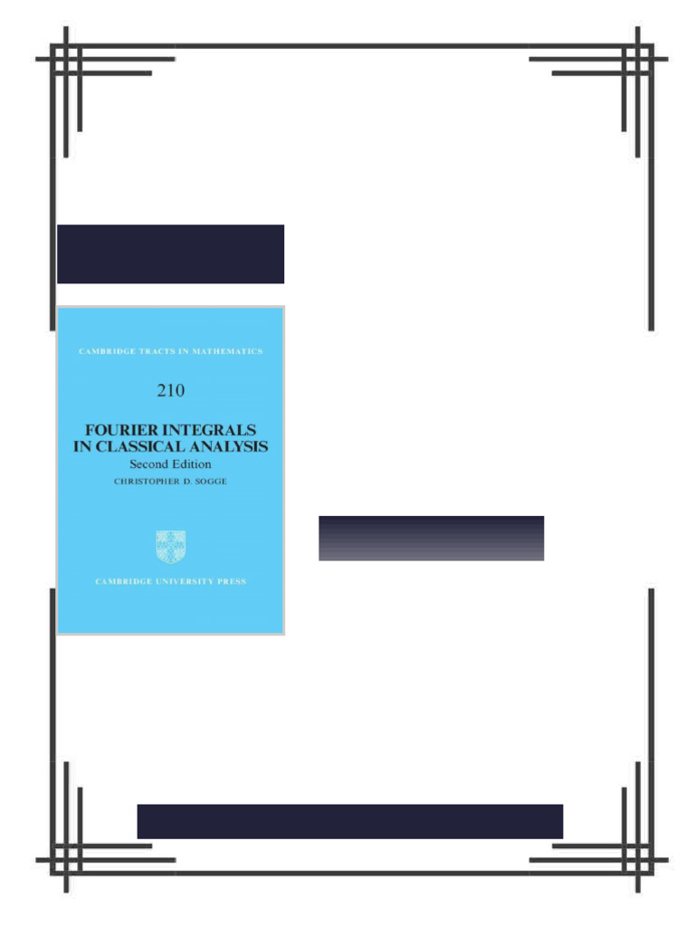 Fourier Integrals in Classical Analysis Christopher D. Sogge eBook ...