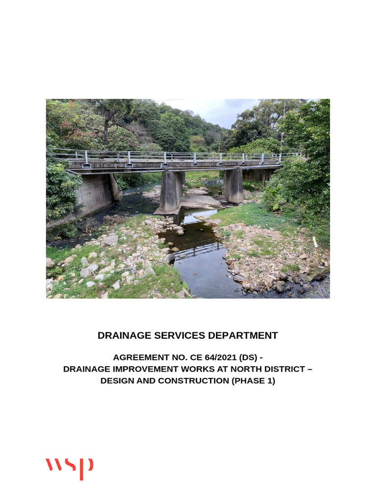 North District Drainage Improvement Report | PDF | Flood | Drainage Basin
